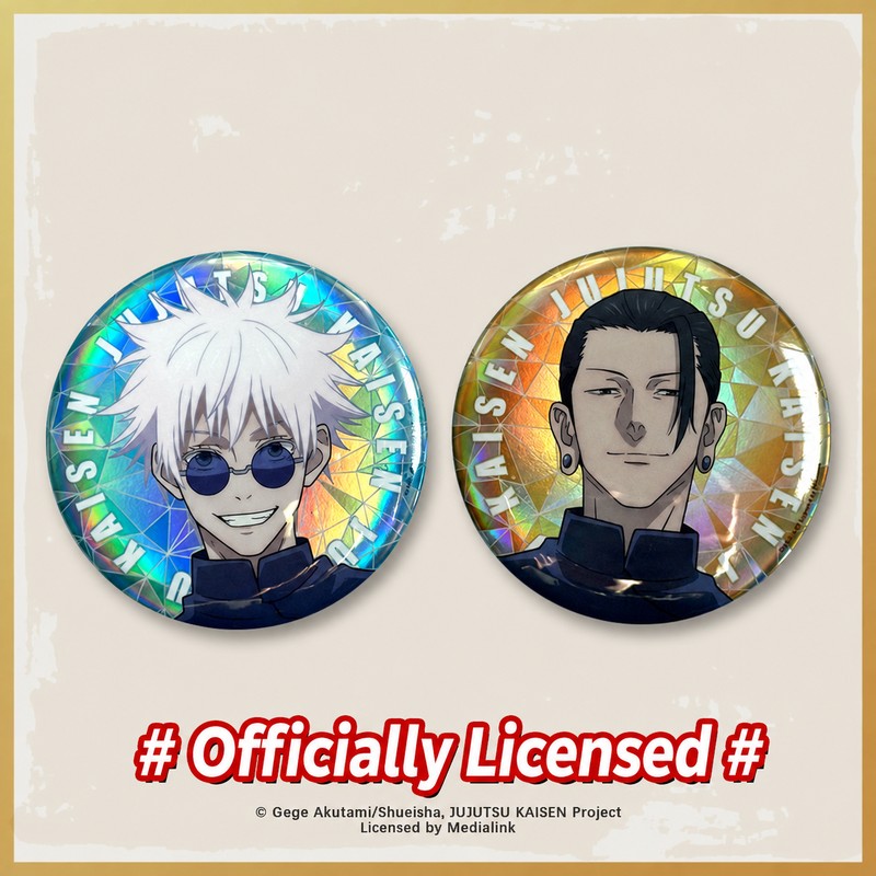 Officially Licensed Jujutsu Kaisen Season 2 Holographic Badge