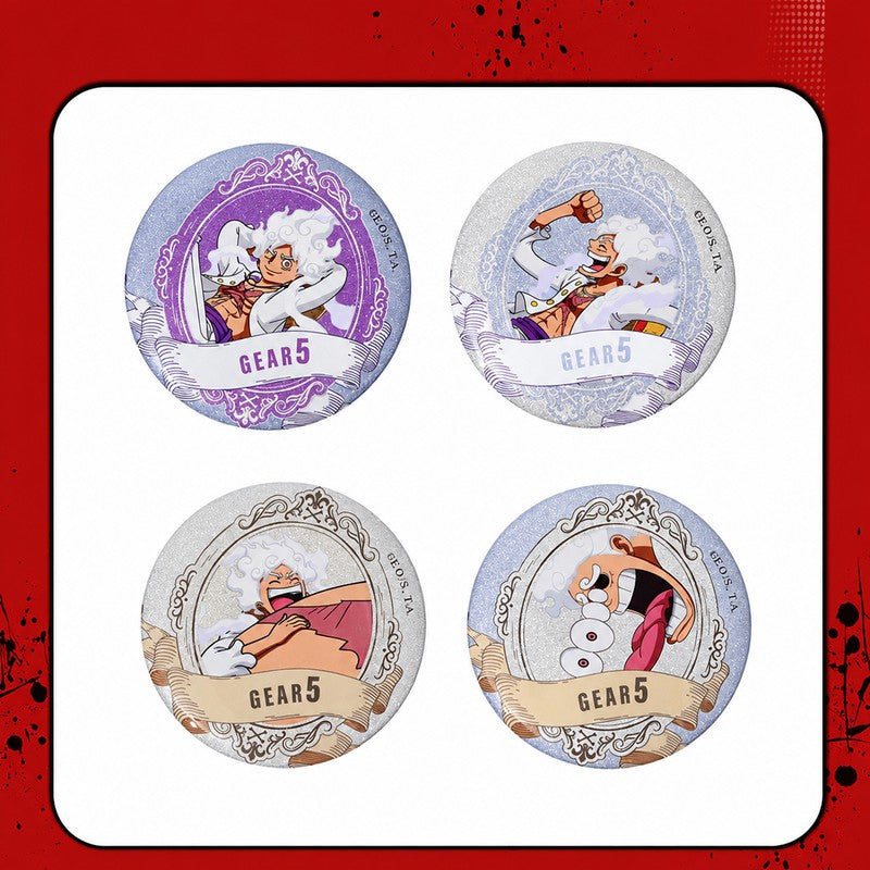 Officially Licensed One Piece Luffy Forms Blind Box Badge