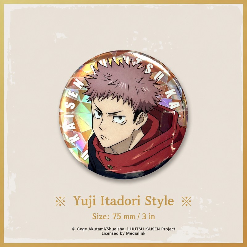 Officially Licensed Jujutsu Kaisen Season 2 Holographic Badge