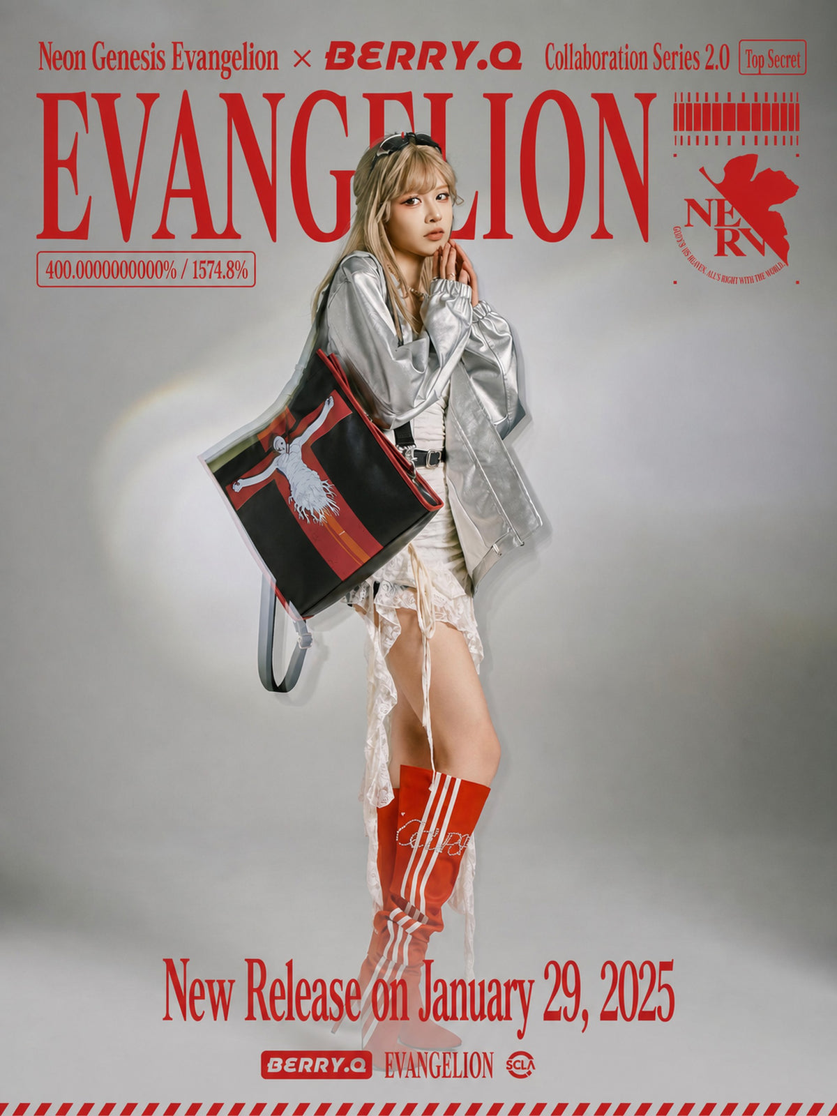 Officially Licensed Neon Genesis Evangelion Lilith Backpack