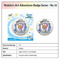 Officially Licensed Doraemon Nobita's Art World Tales Badge