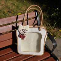 Morning Glory Toast Ita Bag with Detachable Bow