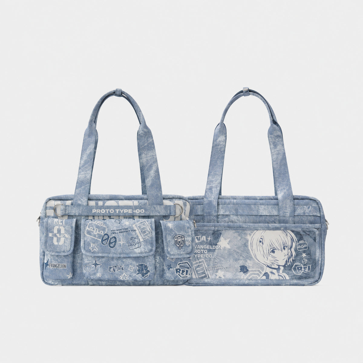 Officially Licensed Neon Genesis Evangelion Denim Ita Bag