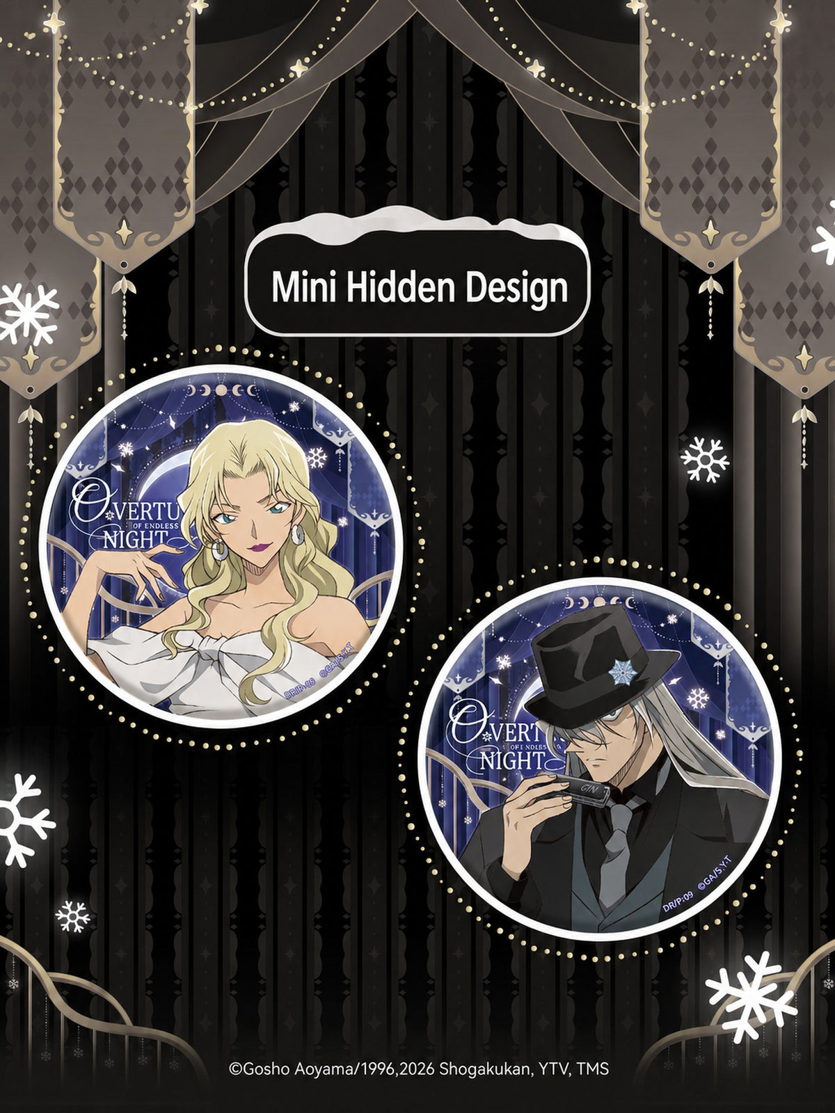 Officially Licensed Detective Conan Overture Badge