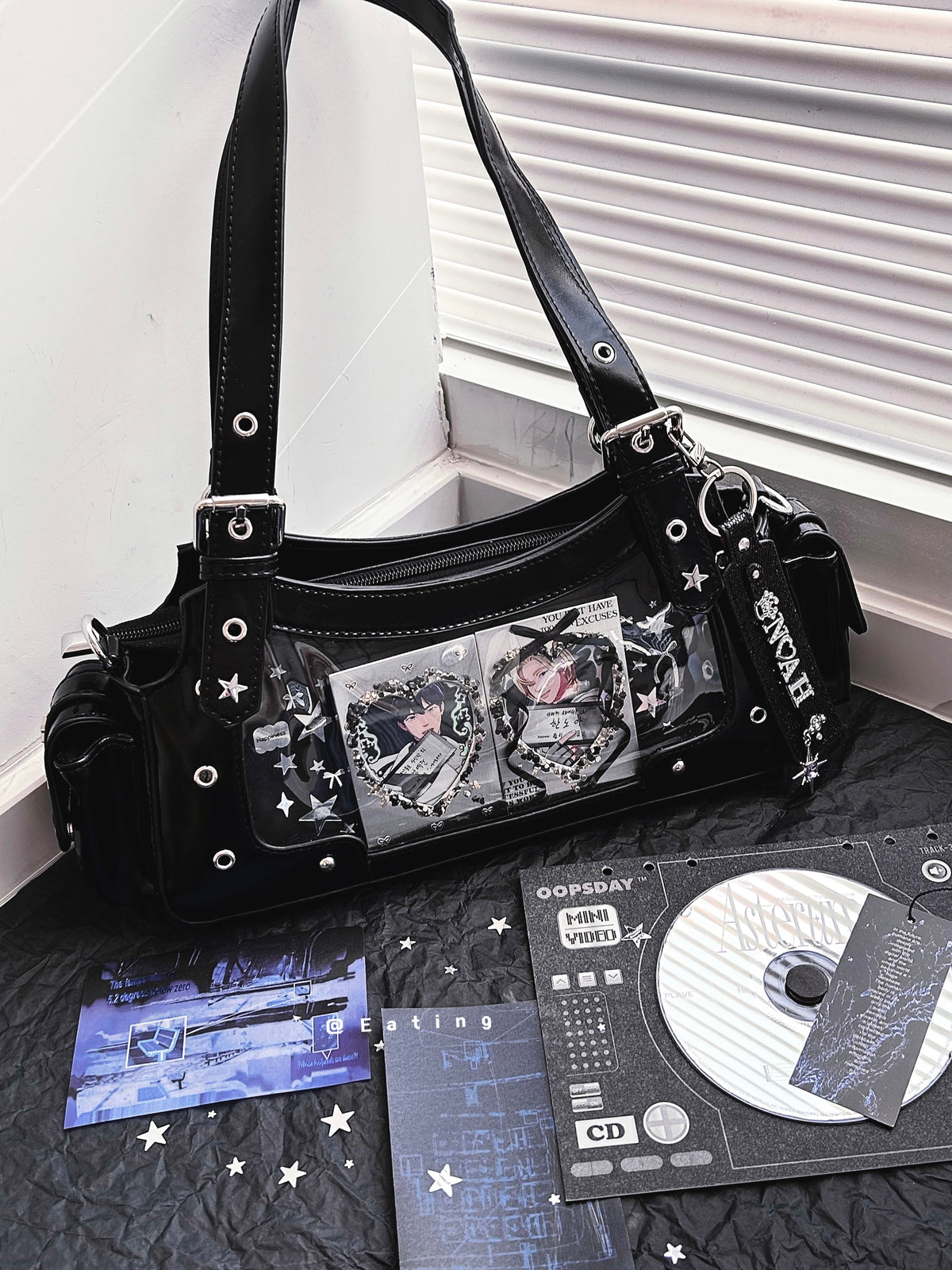Morning Glory Gemini Retro Ita Shoulder Crossbody Bag