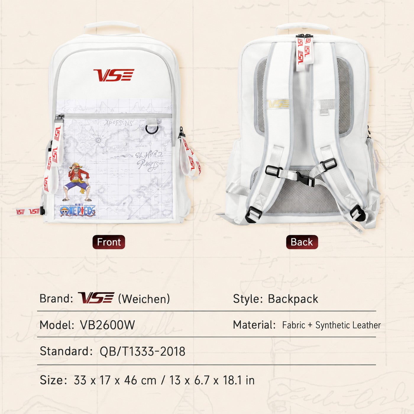 One Piece Badminton Backpack with Shoe Compartment