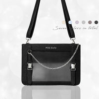 FuyuuNeko Hard Shell Crossbody Ita Bag for Everyday Carry