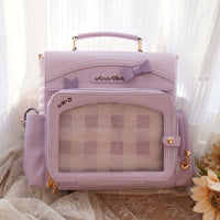 Morning Glory Convertible PU Leather Ita Backpack