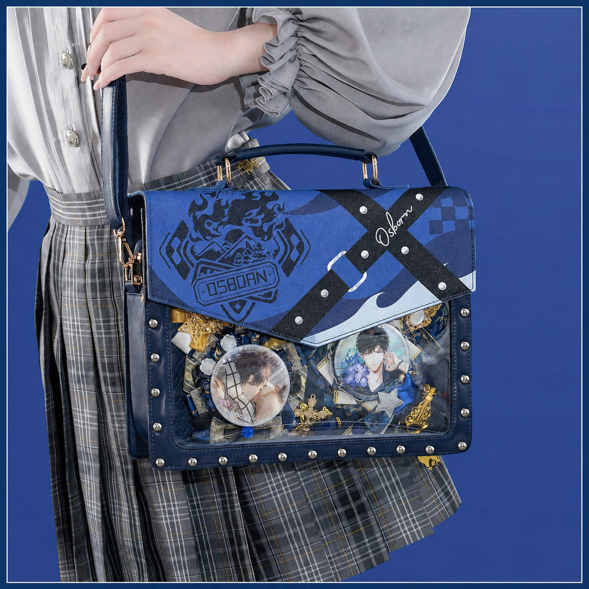 Chushoumao Preppy Ita Bag Backpack with Display Window (Pre-Order)