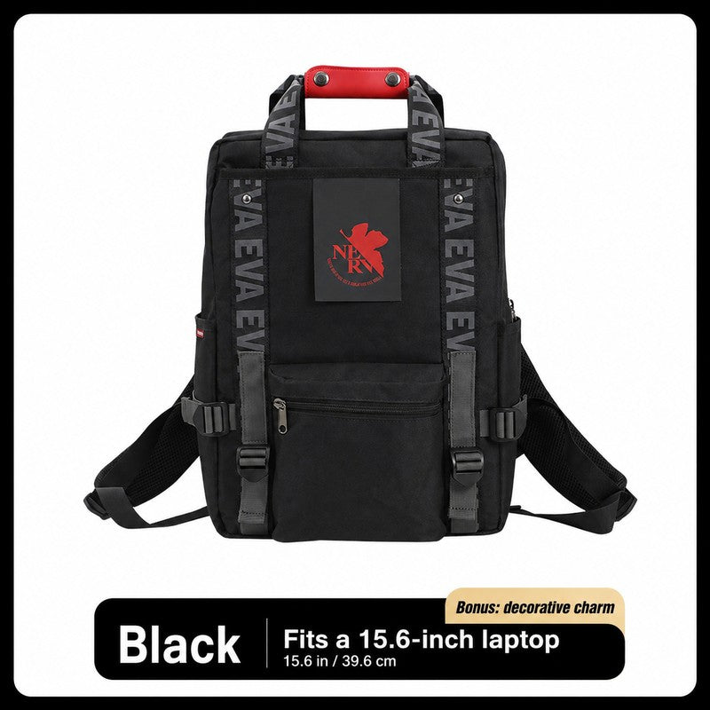 Neon Genesis Evangelion Nylon Backpack with Laptop Sleeve