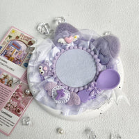 Handmade Demon Cat Spoon Badge Holder – Ita Bag Decoration Base for 2.28-2.95 inch (58mm-75mm) Badges