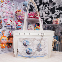 Gojo’s Blue Morning Tote Ita Bag– Jujutsu Kaisen Custom Series, Perfect for Conventions, Daily Outings & School