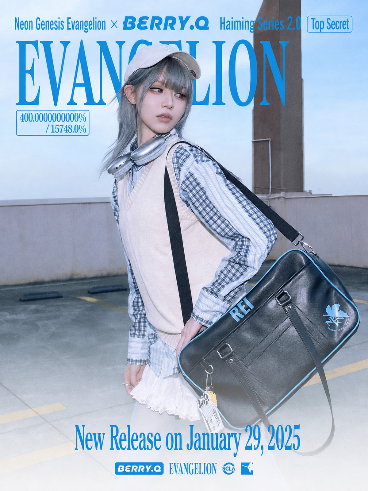 Officially Licensed Neon Genesis Evangelion Uniform Ita Bag