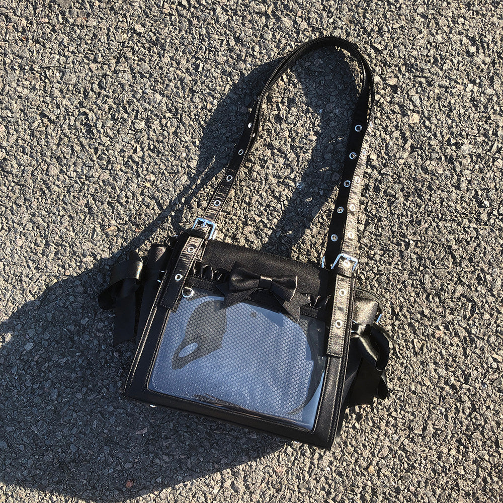 Sweet Dream Satin Ita Backpack with Detachable Bow