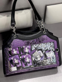 Yuni Yoyo Dark Goth Punk Ita Crossbody Shoulder Bag