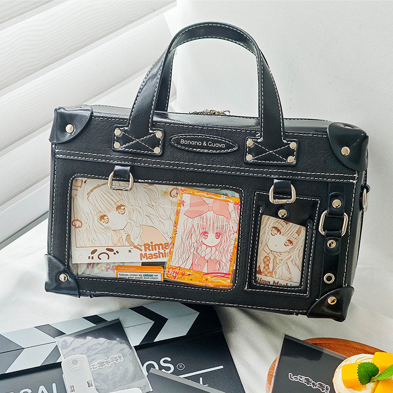 Banana & Guava Structured Ita Bag with Display Window