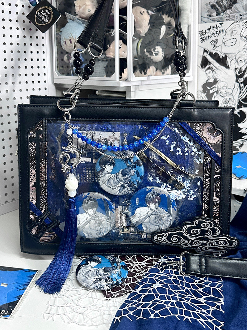 Feilong Zaitian Chinese-Style Ita Bag with Window
