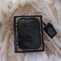 Morning Glory Magic Book Ita Bag, PU Gold Foil Crossbody
