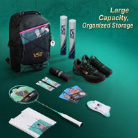 One Piece Badminton Backpack with Shoe Compartment