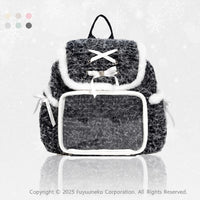 FuyuuNeko Fluffy Plush Ita Backpack with Ribbon Bows
