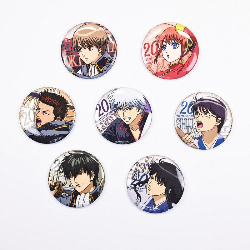 Officially Licensed Gintama 20th Anniversary Badge - Key Visual Edition