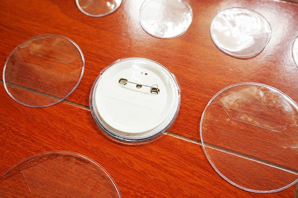 Clear Round Badge Protective Sleeves for Ita Bags