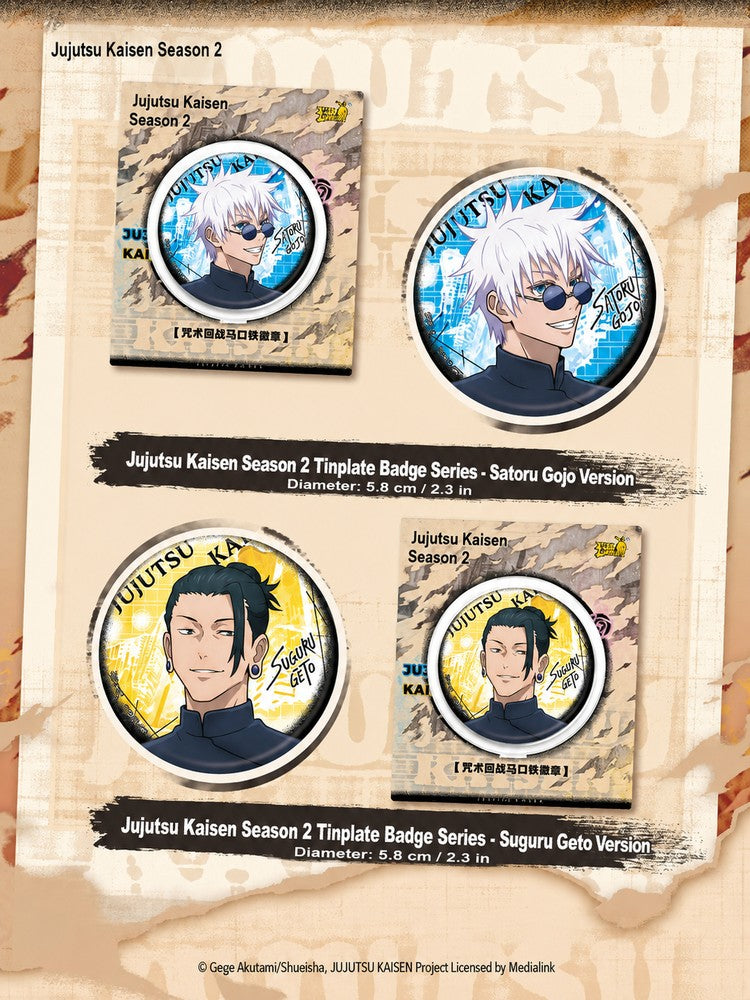 Officially Licensed Jujutsu Kaisen Season 2 Tin Badge