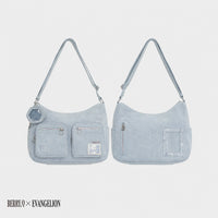 Officially Licensed Evangelion Denim Ita Crossbody Bag