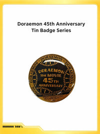Officially Licensed Doraemon 45th Anniversary Tin Badge Series