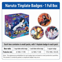 Officially Licensed Naruto Shippuden Tin Badge Blind Pack
