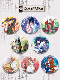 Officially Licensed Naruto Shippuden Tin Badge Blind Pack