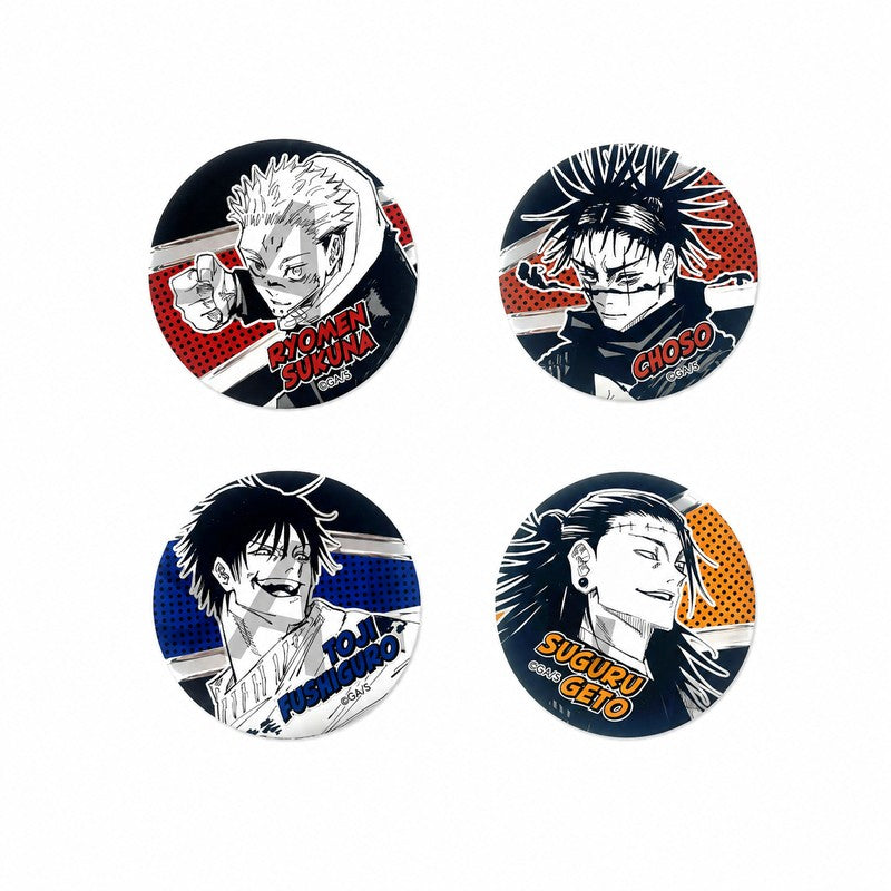 Officially Licensed Jujutsu Kaisen Embossed Badge Blind Box Series 2