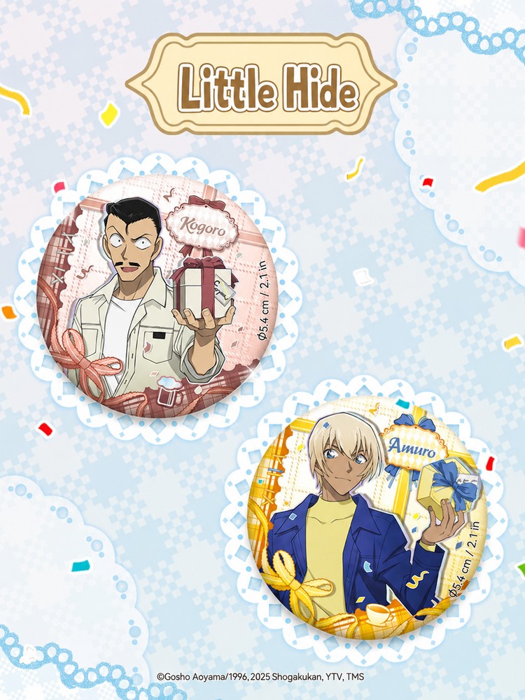 Officially Licensed Detective Conan 30th Anniversary Badges