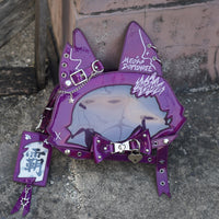 Morning Glory Cat Ita Bag with Adjustable Strap Set