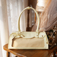 Morning Glory Structured Ita Shoulder Bag with Insert Board