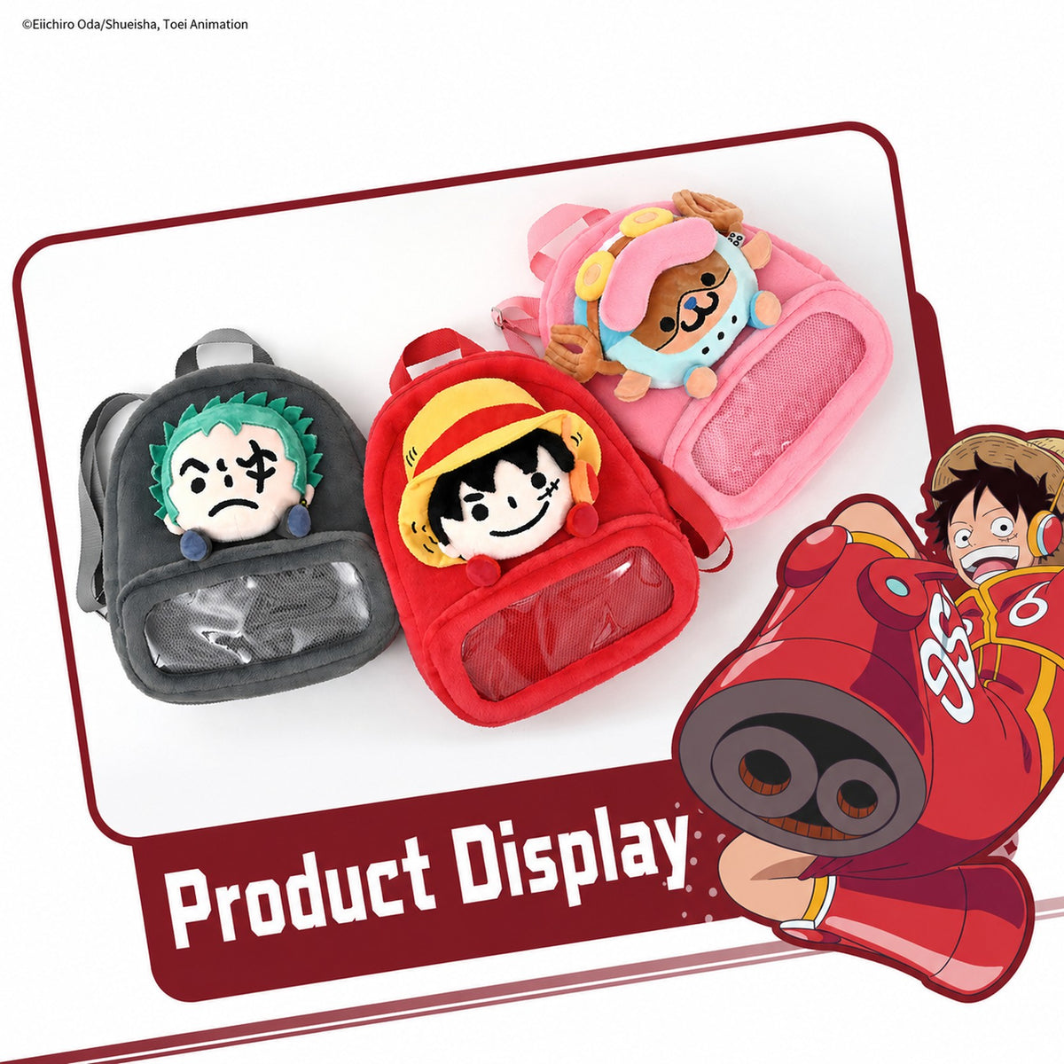 Officially Licensed One Piece Egghead Plush Backpack