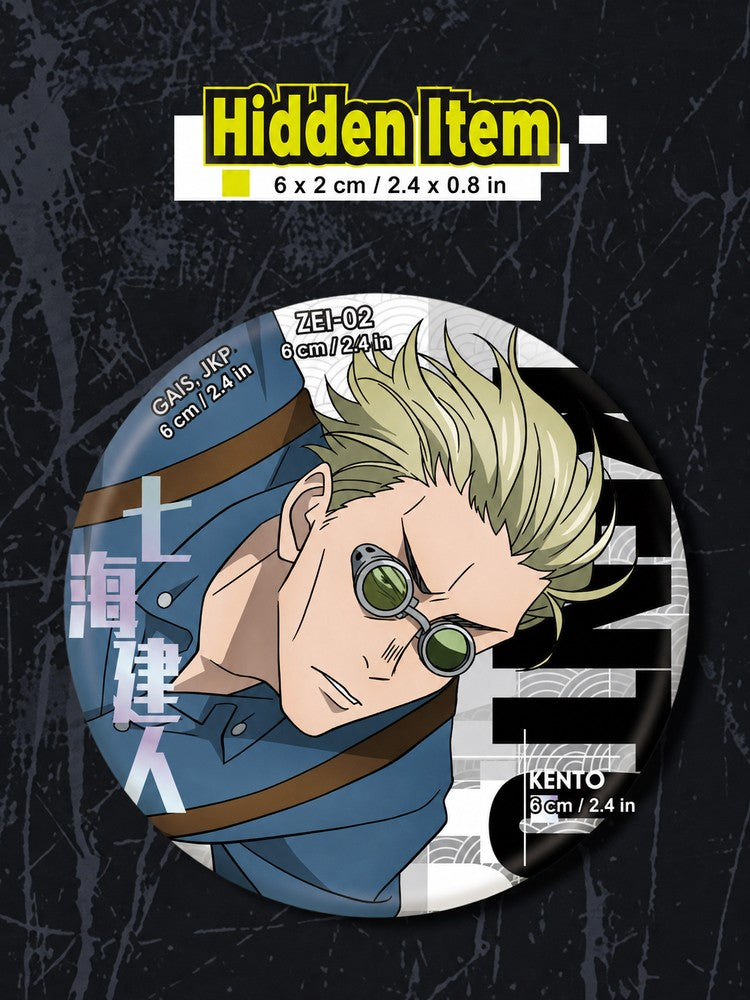 Officially Licensed Jujutsu Kaisen Tinplate Badge Series