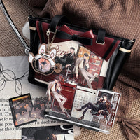 Morning Glory Rabbit Black Tea Crossbody Ita Bag