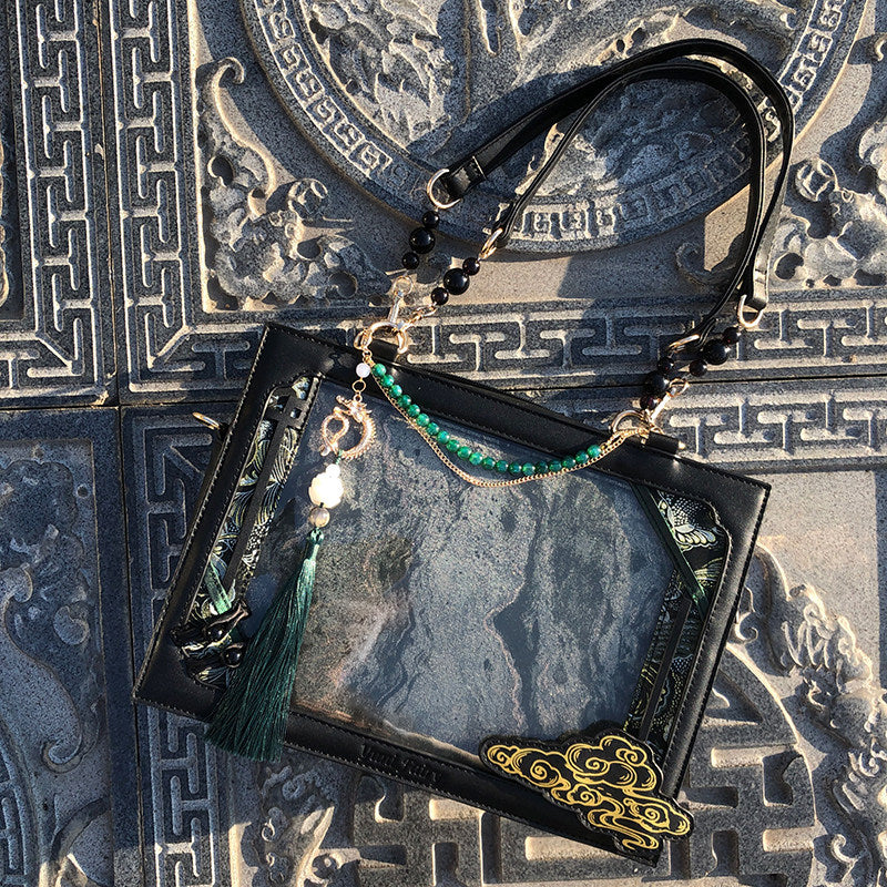 Feilong Zaitian Chinese-Style Ita Bag with Window