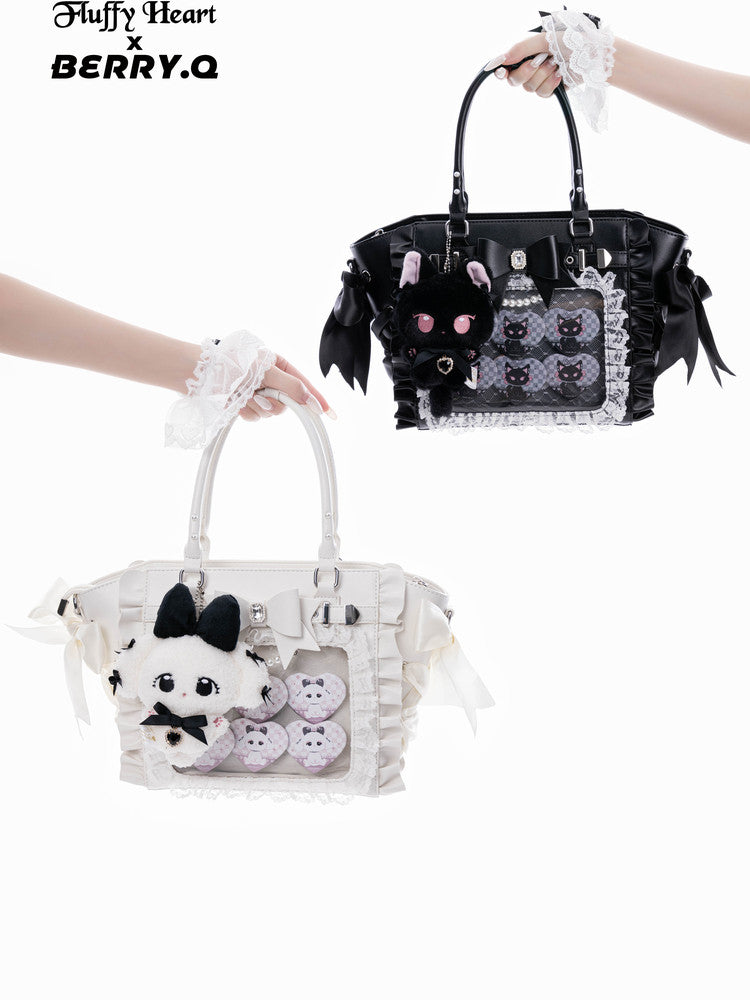 BerryQ x Fluffy Heart Alice on Wednesday Lace Ita Bag