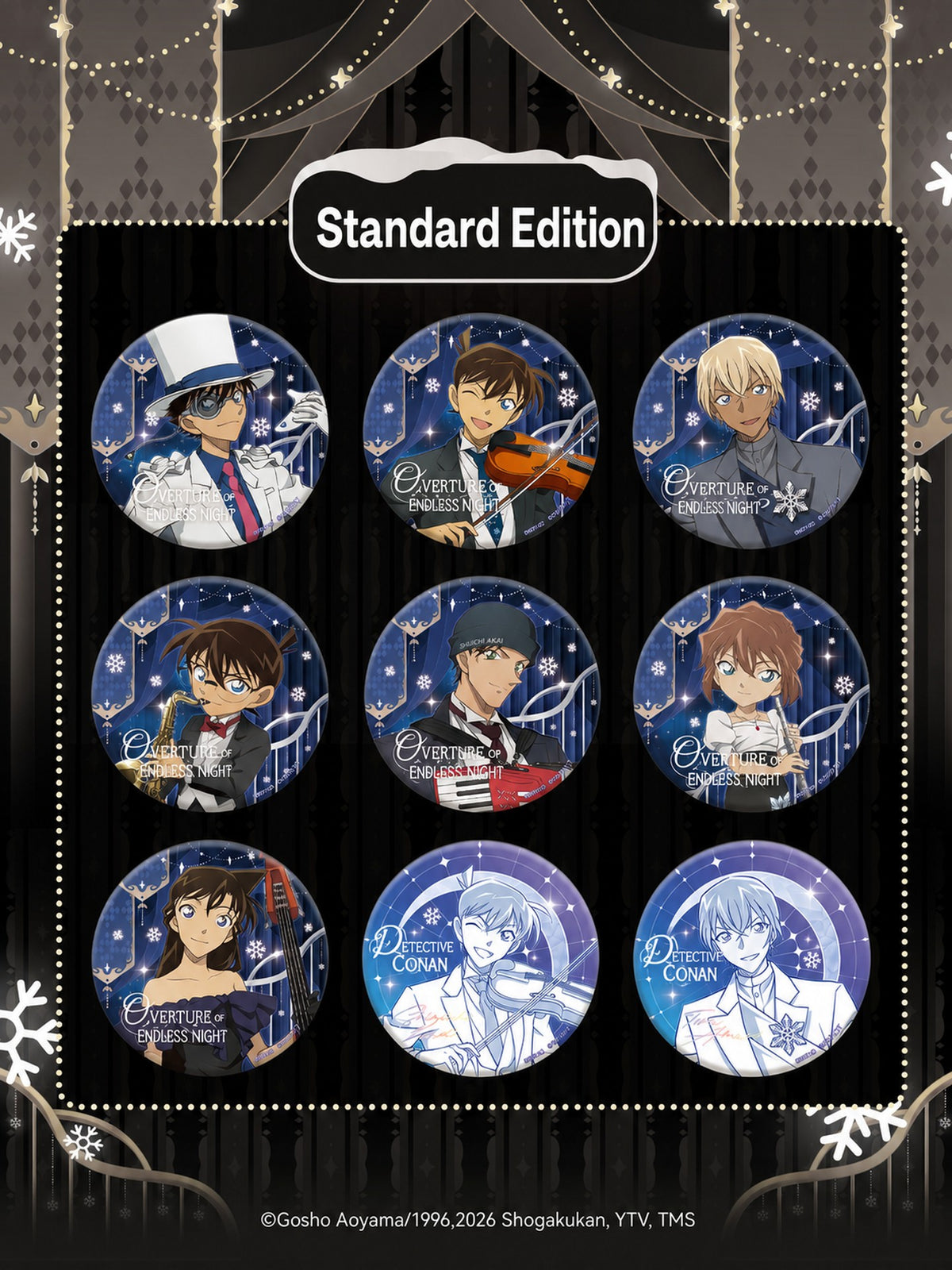 Officially Licensed Detective Conan Overture Badge