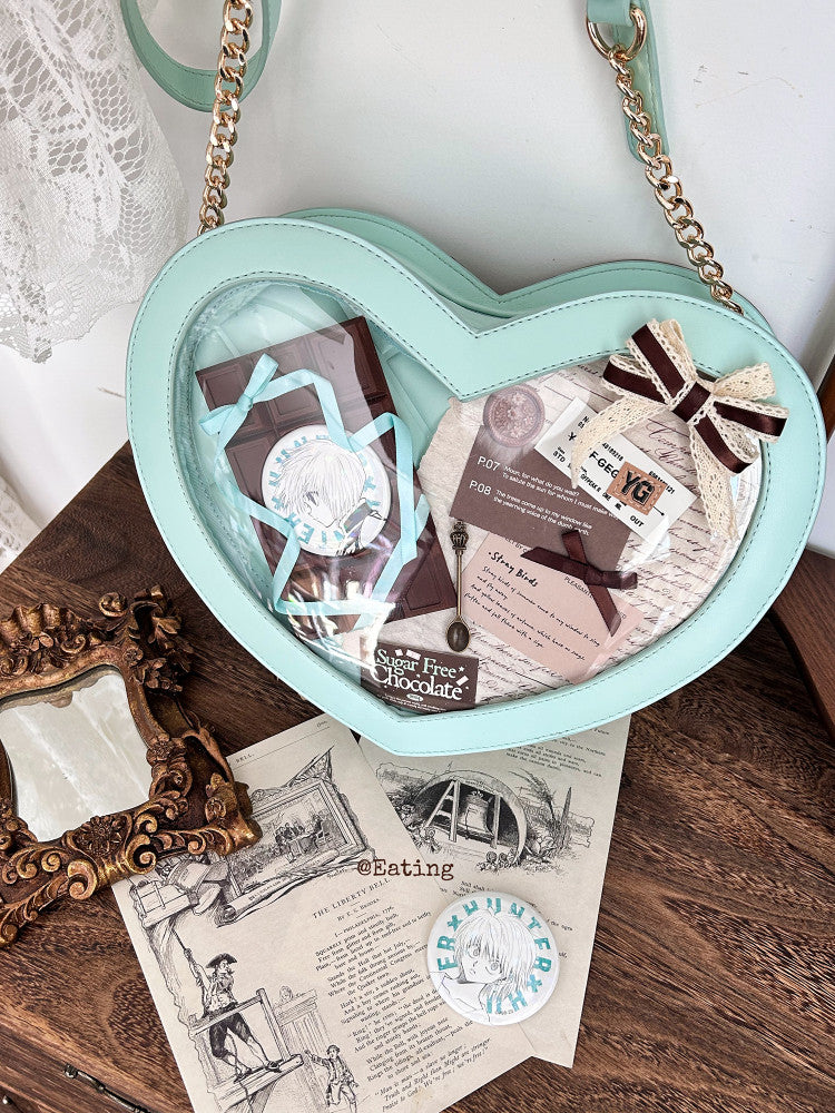 Yuni Fantasy Lolita Chocolate Heart Ita Shoulder Bag