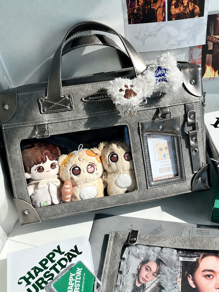 Banana & Guava Structured Ita Bag with Display Window
