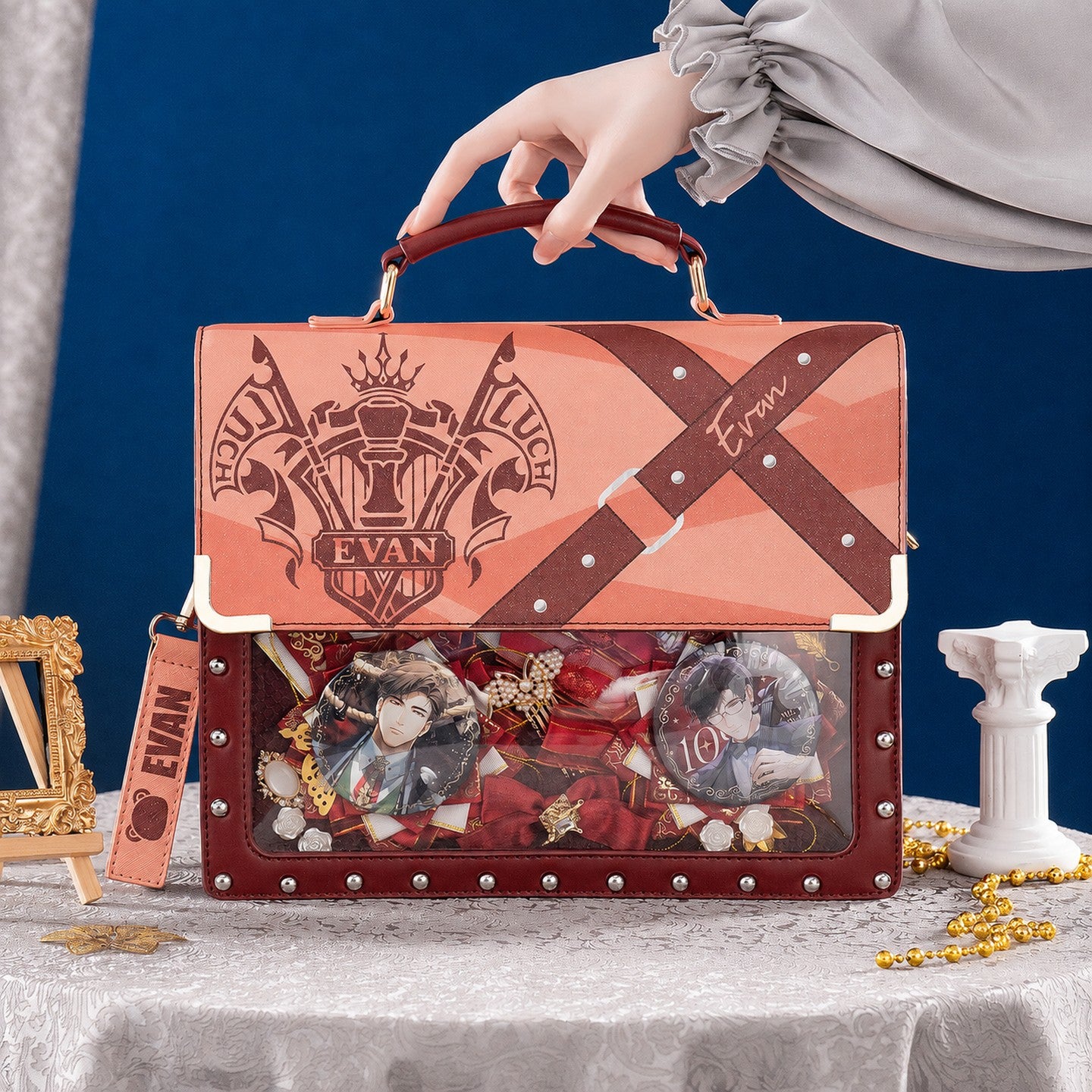 Chushoumao Preppy Ita Bag Backpack with Display Window (Pre-Order)