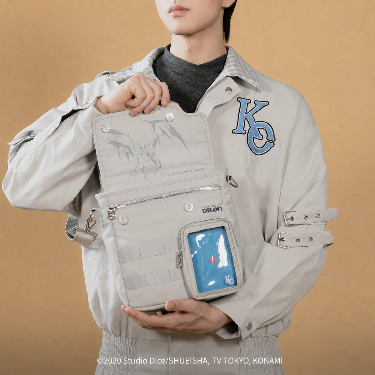 Officially Licensed Yu-Gi-Oh! Duel Monsters Seto Kaiba Messenger Bag