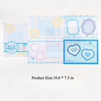 10 Sheets of Background Boards for Ita Bag - Lace Pattern Style