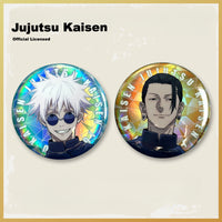 Official Licensed Jujutsu Kaisen Season 2 Holographic Double Flash Badge - 2.95 inches (75mm)