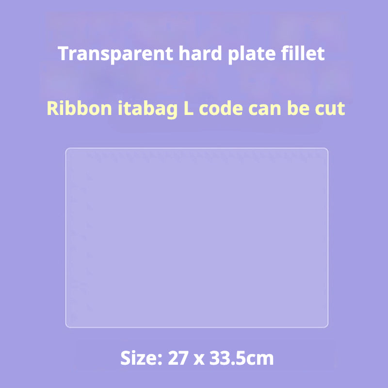Customizable Transparent PVC Baseplate