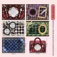 10 Sheets of Assorted Stylish Background Borads for Ita Bag