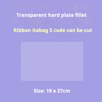 Customizable Transparent PVC Baseplate